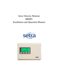 Thumbnail of document Manual - SRIMV Velocity Sensor